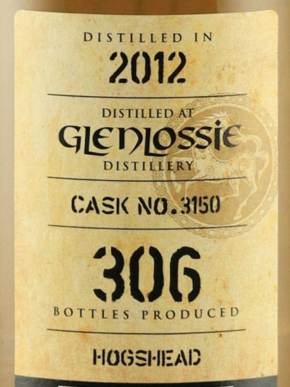 Kingsbury Gold Glenlossie 11 Years Old 2012