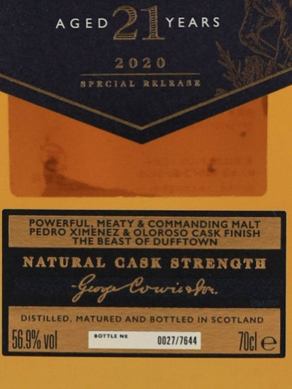 Mortlach 21 Years Old Special Release 2020