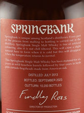 Load image into Gallery viewer, Springbank 10 Years Old Palo Cortado Sherry Cask
