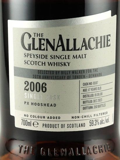 Glenallachie 17 Years Old 2006 PX Sherry Hogshead