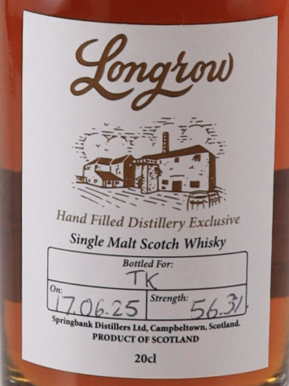 Longrow Handfilled 200ml