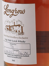 Load image into Gallery viewer, Longrow Handfilled 200ml