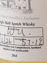 Load image into Gallery viewer, Hazelburn Hand Filled 57.1% 200ml (defective label)