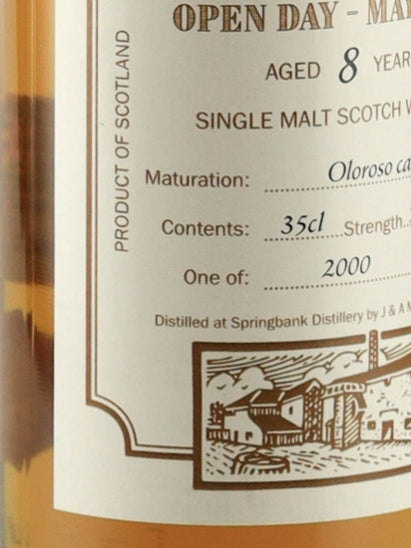 Longrow 8 Years Old Open Day 2023 350ml