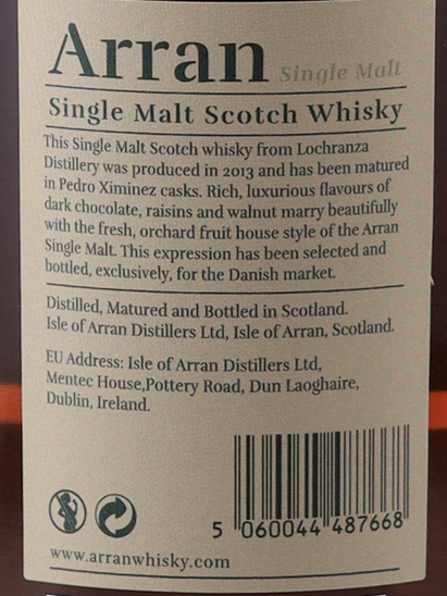 Arran Small Batch PX Sherry Cask 48% 700ml - image 8
