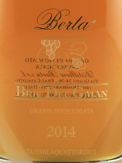 Berta Vintage Grappa 3 Bottle Set