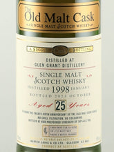 Load image into Gallery viewer, Old Malt Cask Glen Grant 25 Years Old 1998 25th Anniversary Bottle