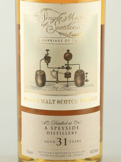 The Single Malts of Scotland Marriage of Cask A Speyside Distillery 31 Years Old 1992