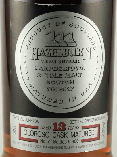 Hazelburn 13 Years Old Sherry Wood