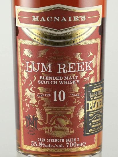 McNaear's Rum Reek Peated 10 Years Old Cask Strength Batch 2