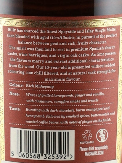 McNaear's Rum Reek Peated 10 Years Old Cask Strength Batch 2
