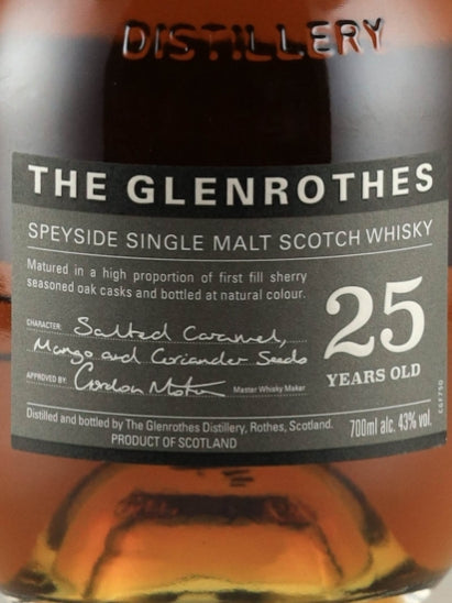 Glenrothes 25 Years Old