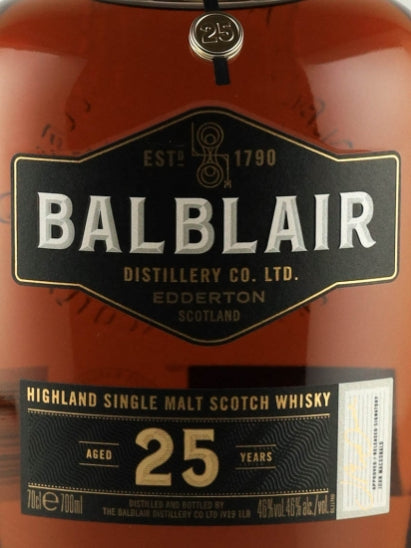 Balblair 25 Years Old