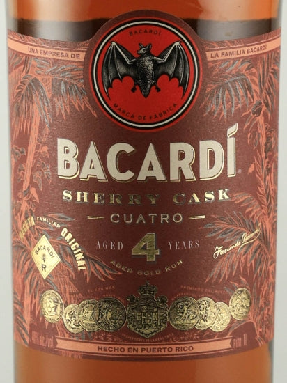 Bacardi Cuatro Sherry Cask 1L