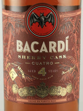 Load image into Gallery viewer, Bacardi Cuatro Sherry Cask 1L