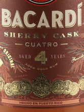 Load image into Gallery viewer, Bacardi Cuatro Sherry Cask 1L
