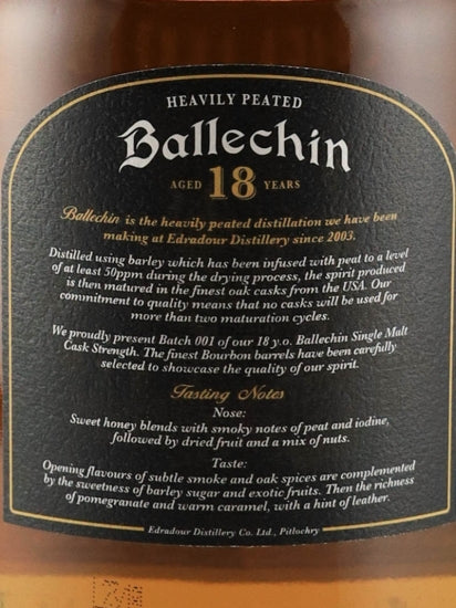 Ballechin 18 Years Old 2023 Release