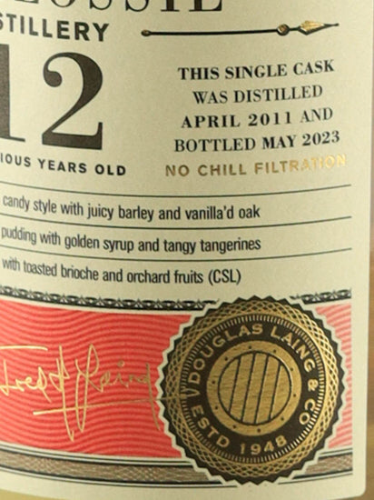 Old Particular Glenlossie 12 Years Old 2011
