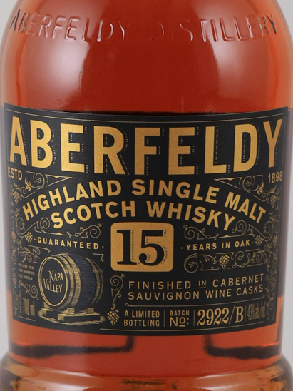 Aberfeldy 15 Years Old Napa Valley Cask
