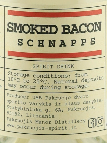 Smoked Bacon Schnapps