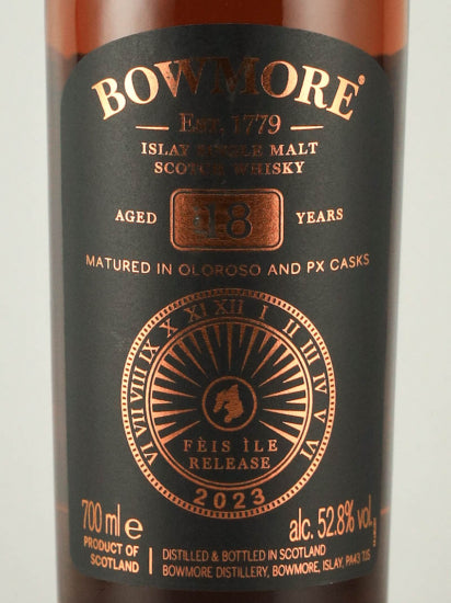 Bowmore 18 Years Old Feis Ile 2023