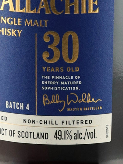 Glenallachie 30 Years Old Batch 4