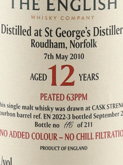Black Adder Raw Cask The English 12 Years Old 2010