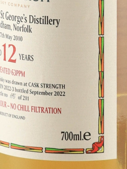 Black Adder Raw Cask The English 12 Years Old 2010