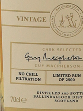 Load image into Gallery viewer, Ballindalloch Vintage Release 2015