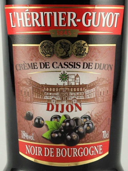 L'Heritier Guyot Creme de Cassis de Dijon Noir de Bourgogne