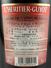 Load image into Gallery viewer, L'Heritier Guyot Creme de Cassis de Dijon Noir de Bourgogne