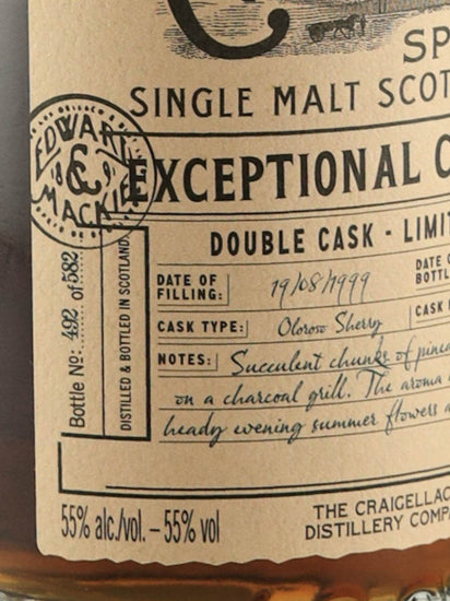 Craigellachie 23 years 1999 for LMDW 55%