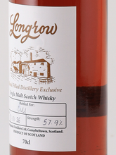 Load image into Gallery viewer, Longrow hand filled 57.9% (defective label)