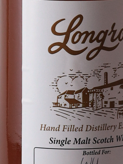 Longrow hand filled 57.9% (defective label)
