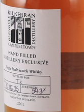 Load image into Gallery viewer, Kilkerran Handfilled 200ml