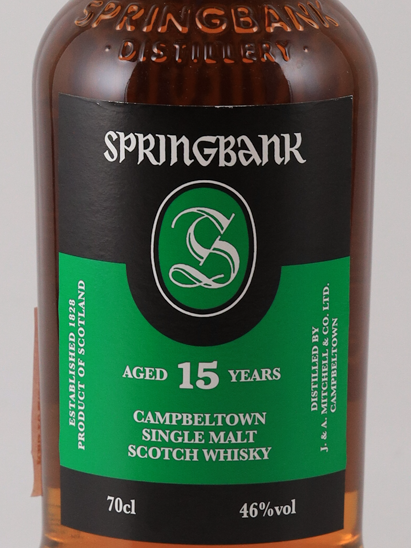 Springbank 15 Years Old 2018-08 Release