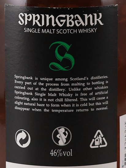 Springbank 15 Years Old 2018-08 Release
