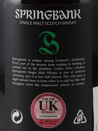 Springbank 15 Years Old 2025-02 Release