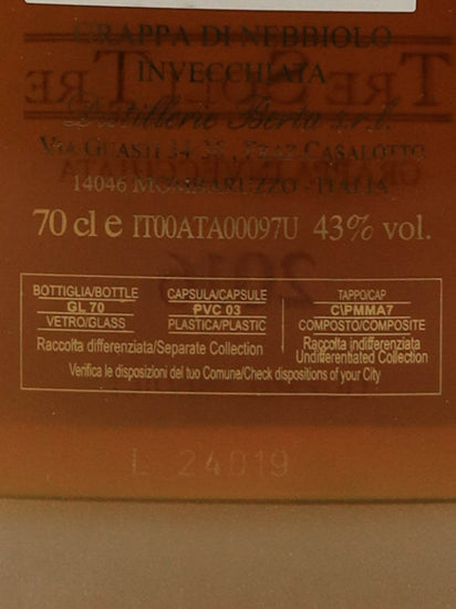 Berta Tre Sori Tre 2016