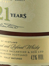 Load image into Gallery viewer, Ballantine's 21 Years Old Old Label
