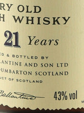 Load image into Gallery viewer, Ballantine's 21 Years Old Old Label