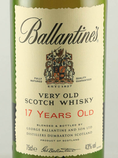 Ballantine's 17 Years Old 750ml Old Label
