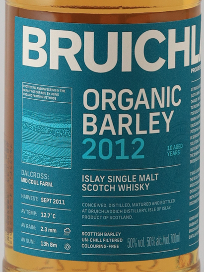 Bruichladdich Organic 2012