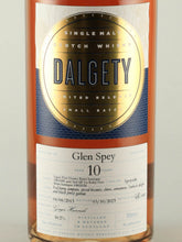 Load image into Gallery viewer, Dalghetty Glen spey 10 Years Old 2013