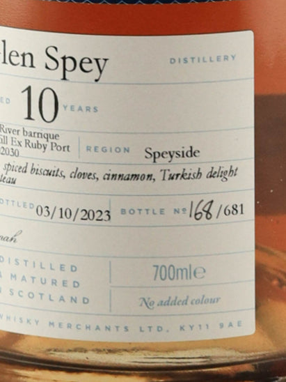 Dalghetty Glen spey 10 Years Old 2013