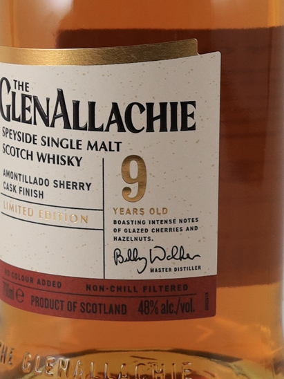 Glenallachie 9 Years Old Amontillado Sherry Cask Finish