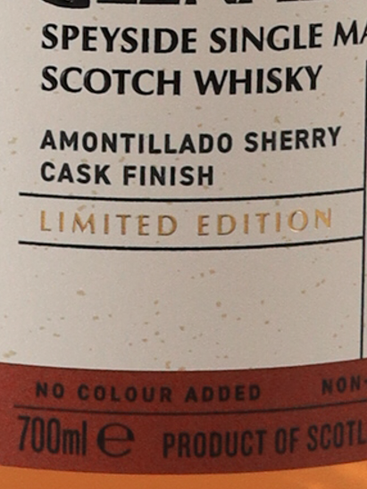 Glenallachie 9 Years Old Amontillado Sherry Cask Finish
