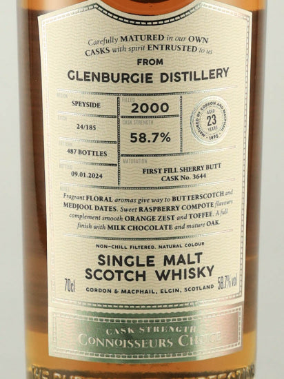 Connoisseur's Choice Cask Strength Glenburgie 23 Years Old 2000