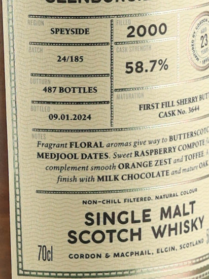 Connoisseur's Choice Cask Strength Glenburgie 23 Years Old 2000