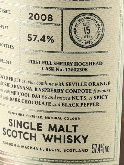 Connoisseur's Choice Cask Strength Glenburgie 15 Years Old 2008